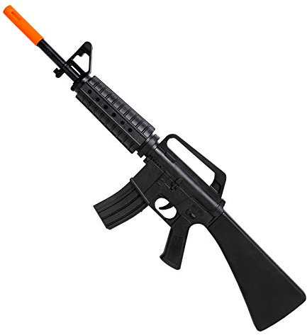 Maschinengewehr M16 Schwarz mit Sound 47 cm Waffe Gangster Mafia SWAT SEK Soldat