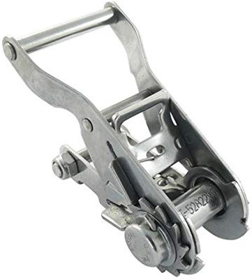 Tendeur en INOX A2 à Cliquet avec Poignée pour Sangle Ø 25mm
