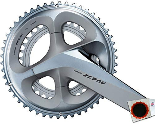 SHIMANO Kurbelgarnitur 105 FC-R7000 170mm 50-34Z. 2x11f. Silber Fahrrad