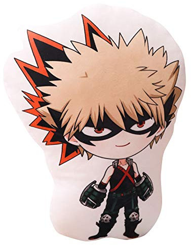 Hero Academia Plüschkissen Spielzeug, Izuku Todoroki Bakugou Kissen Puppe Plüsch Puppen Spielzeug Charakter Plüsch, Typ6, 40X50cm,