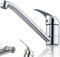 Kitchen Mixer Tap with Long Swivel Spout, Traditional Kitchen Sink Tap Mixer Monobloc Single Top Lever Swivel Spout, Solid Brass Kitchen Tap with UK Standard Fittings, Kitchen/Bar Sink Faucet Tap