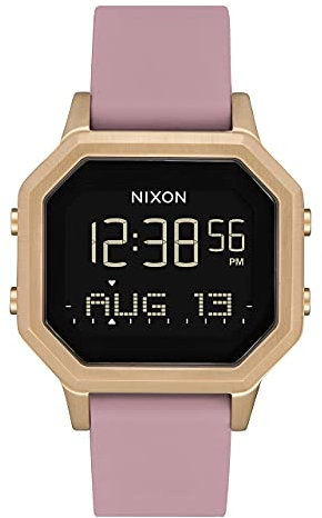 Nixon Damen Digital Quarz Uhr mit Silikon Armband A1211-143-00