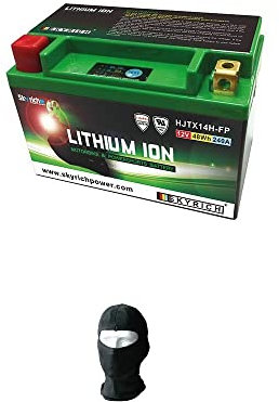 Compatible avec Buell XB12S Lightning 1200 2004-2010 Batterie Lithium Batteries SKYRICH pour Moto Scooter 150X87X93-POS.SX Lithium ION 12V 48WH 240A SPÉCIFIQUE