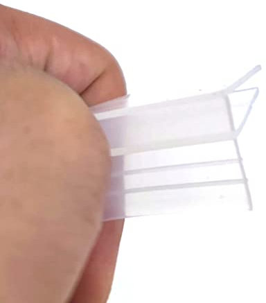Strip Replacement Shower Door Glass Stopper Magnetic Strip 1/2 Framed Shower Door Sweep
