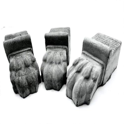 Sturdy Lion Feet Pot Risers Weather-Resistant Stone Planter Stands Barrel Lifts Potty Chonks for Home & Garden Decor