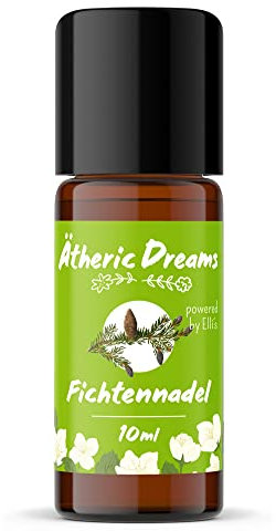 Ätheric Dreams | Fichtennadel | Reines ätherisches Öl | 100% Naturrein für Aromatherapie, Massage & mehr | Für Duft Diffusor, Badezusätze & Co | 10ml