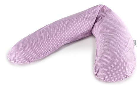 Theraline Stillkissen Das Original mit Polyester Hohlfaser Füllung - Farbe: 32 Punkte Flieder