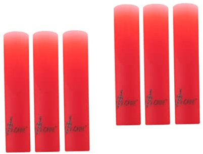 MILISTEN 6 Stück Blätter Aus Kunststoff Für Saxophon Oboe Blätter Für Altsaxophon Blätter Für Klarinette 20 Blätter Für Klarinette 3 Blätter Für Anfänger Klarinette Ersatzteil Für