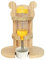 Hamster Wasserspender und Trinkflasche - Automatischer Wasserspender für Hamster, Kaninchen und Andere Kleintiere (Holz)