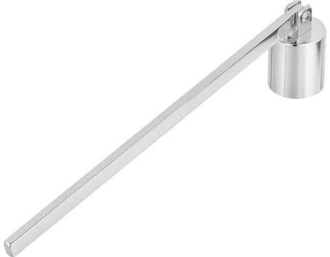 FOMIYES Kerzenlöscher Aus Edelstahl Für Kerzenlöschen Kerzenzubehör Mit Beweglichem Teil Für Einfaches Löschen Gerade Haube-design Zum Schutz Vor Fliegendem Wachs Und Flammen