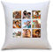 OWLBOOK® Kissen mit Foto Bedrucken Lassen | Personalisierte Geschenke für Frauen | Ostergeschenke für Erwachsene | Fotogeschenke | Muttertagsgeschenk | Mama Geschenk | 9 Fotos | Fotokissen 40x40