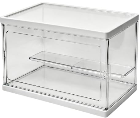 Acrylic Display Case, Clear Showcase for Figurines (26.7cm*13.7cm*16cm)