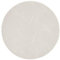 Taracarpet Kurzflor Boho Skandi Polyester Teppich in 3D Optik waschbar, pflegeleicht und robust ideal fürs Wohnzimmer, Schlafzimmer und Kinderzimmer auch als Badematte Creme Düne 080 cm rund