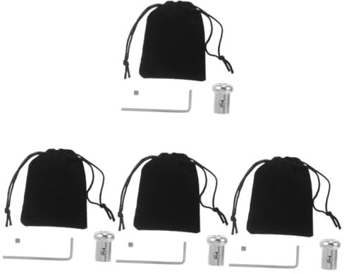 Abaodam 4sets Versatile Tuning Fork Feet for Meditation Healing Tuning Fork Secure Fixation for Sound Transmission