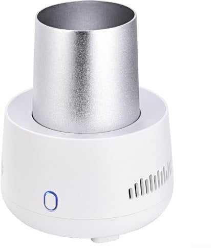 Iced Beer Wine Beverage Electronic Bottle Chiller, Portable Mini Refrigeration Cup Cooler, Desktop Fast Cooling Fridge Single Bottle Drink Chiller