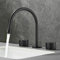 Robinets de salle de bains compatibles avec évier 3 trous, mitigeur de lavabo de salle de bains rotatif à 360 °, robinet de lavabo mélangeur chaud-froid en laiton, robinets de salle de bains compatibl