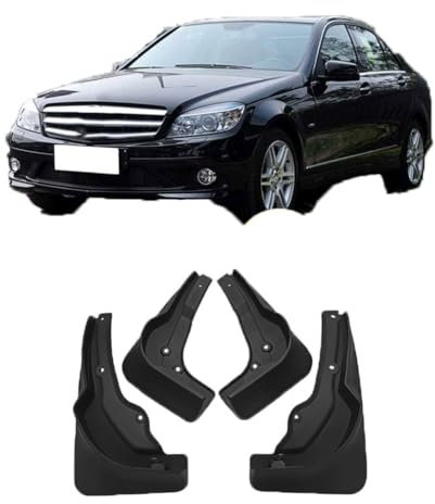 MYTZNB Auto Schmutzfänger,kompatibel mit Mercedes-Benz C-Class Sport W204 2008-2014, Kotflügel Spritzschutz