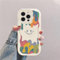 Sorridi Custodia Onda Silicone Morbido Compatibile con iPhone 16 Pro Max Bianco Cover