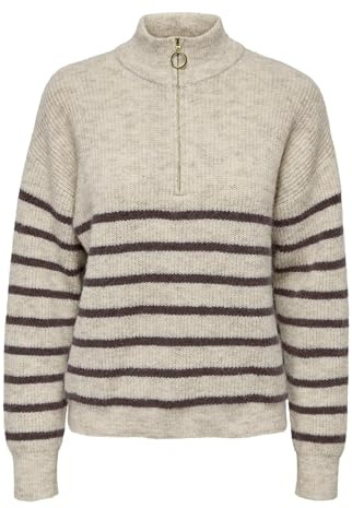 ONLY Onltokyo L/S Zip Pullover KNT Noos