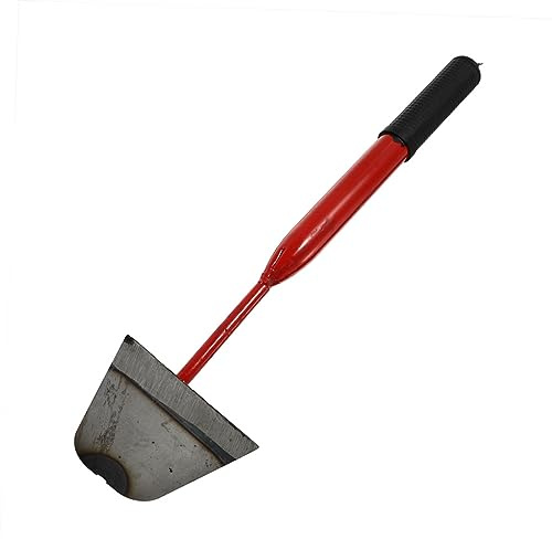 YARNOW 1 Pc Azada De Mano Pequeña Jardinería Escardador Agricultura Azadas Mini Pala Cómo Azada De Cultivo Herramienta De Deshierbe Manual Acero De Alto Carbono Rojo