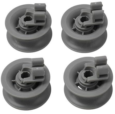 4pcs Upper Basket Wheels 611666 Dishwasher Replace Compatible With Bosch Compatible With Siemens Compatible With Neff Dish Washer