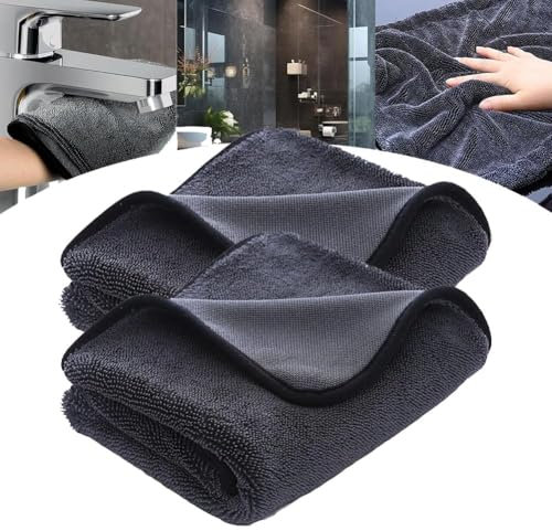 Waterjake Ultra-Wipes Trockentuch Dusche, Water Jake Wundertuch, Ultra Wipes Trockentücher Waterjake Auto Trockentuch, Super Saugfähig, Microfibre Car Cleaning Cloth, Trockentücher (2 stc)