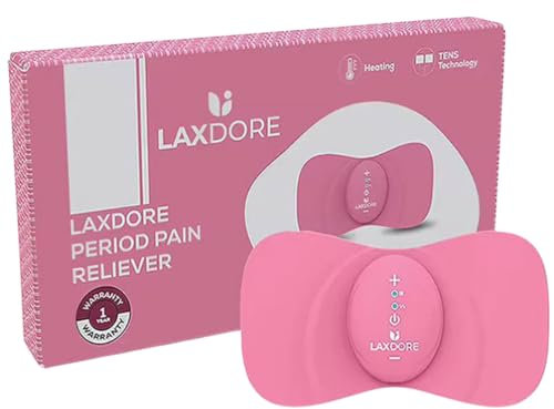 Menstruations-Pad Schmerzlinderer bei Regelschmerzen (Kabelloser Wärmestimulator, mit wiederaufladbarem Akku), mit TENS, 15 Intensitätsstufen, 3 Modi zur Schmerzlinderung