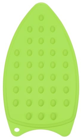 PATIKIL Silicone Iron Rest Pad, Multipurpose Hot Heat Resistant Iron Rest Plate Protective Pad for Ironing Board Hot Resistant Steamer Steam Compact Mat, Green