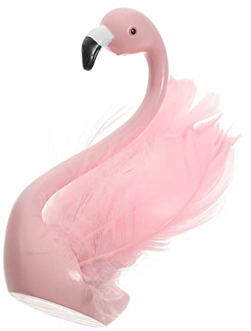 Garneck Ornement Flamant Rose Figurine Décorations De Gâteau Flamant Rose Faire La Fête Décor De La Chambre Gâteau De Flamant Décorations De Gâteaux Flamants Roses De Plein Air La Plume
