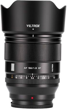 VILTROX AF 56mm F1.2 Pro Camera Lens APS-C Auto Focus Large Aperture With Aperture Ring (for Fuji XF)