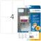 HERMA 4697 Wetterfeste Folienetiketten, 800 Blatt, 105 x 148 mm, 4 pro A4 Bogen, 3200 Stück, selbstklebend, bedruckbar, matt, blanko Klebeetiketten Aufkleber aus Folie, weiß