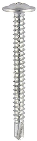 TIMCO Baypole Screws - Wafer Flange - PH - Self-Drilling Point - Zinc - 291Z