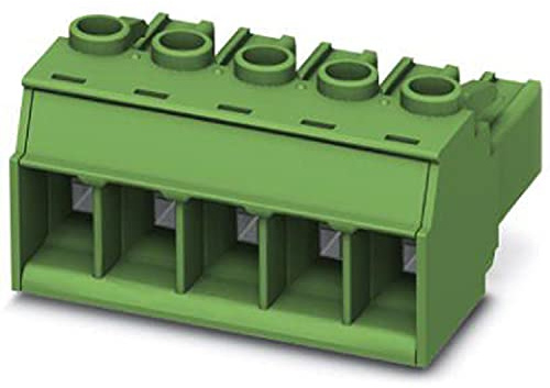 PHOENIX CONTACT PC 57-ST1-7.62 PCB connector, green, 6 mm² nominal cross-section, 7 connections, PC 5..-ST1 article family, 7.62 mm pitch, 50 pieces