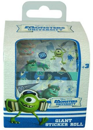Disney Pixar Monsters University Kids Giant Sticker Roll