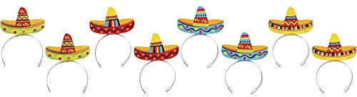 SOMBRERO HEADBAND 8PK