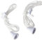 Merriway BH02624 (2-Piece) Replacement Cord Pull for Ceiling Switch, White 150 cm, 2-Piece