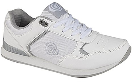 Dek Kitty Ladies Womens Lace Up Bowling Shoes/Trainers White,Grey