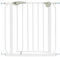 ib style Barrière de Sécurité Berrin 58-185 - Barrière d'escalier, sans Perçage, Installation Facile, Extensible, pour Enfants 6 a 24 Mois, Blanc Gris, 105-115 cm