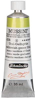 MUSSINI® - finest artist's resin oil colors, Ural yellow-green - 35 ml