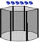 Trampolin Ersatznetz Sicherheitsnetz Trampolinersatznetz Ø 244 | 305 | 366 | 396 | 427 cm Ersatznetz Netz Ersatznetz Fangnetz (Ø 430 cm (6 Stangen))