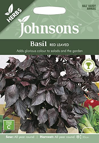 Johnsons Basil Red Leaved