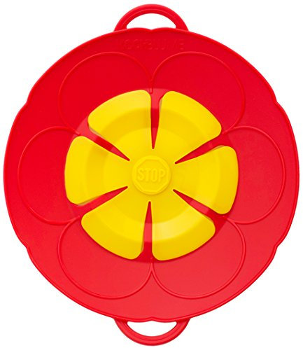 Kochblume Deckel Blume XS, Silikon, Rot, 22 cm
