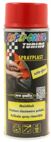 DUPLI-COLOR 412776 Sprayplast rot seidenglänzend 400 ml