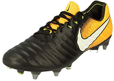 Nike Tiempo Legend VII SG-Pro Herren Football Boots 897753 Soccer Cleats (UK 7 US 8 EU 41, Black White Laser orange 008)