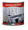 TIXE Vernice per Interni Solvente – Finitura Resistente e Lucida per Pareti e Superfici, Argento 125 ml