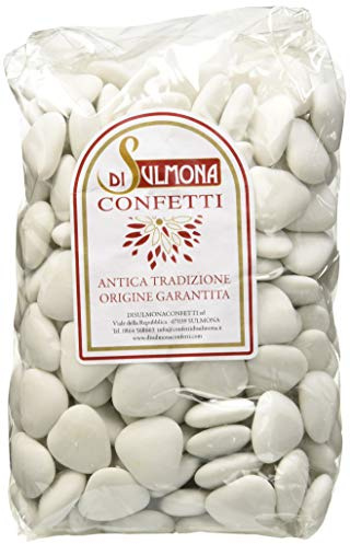 Confetti di Sulmona Cuori al Cioccolato, Bianchi - 1000 gr