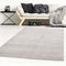 Taracarpet Designer-Teppich Galant Flauschige Flachflor Teppiche fürs Wohnzimmer, Esszimmer, Schlafzimmer oder Kinderzimmer weich und Schadstoffgeprüft grau 240x340 cm