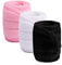 3Pcs Kosmetik Haarband,XCOZU Spa Kosmetik Stirnband Frottee Haarband für Make Up Damen Sport Yoga kosmetische Behandlungen,Verstellbare Haarschutzband mit Klettverschluss(Schwarz Weiß Pink)