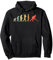 Retro Hockey Evolution Geschenk für Hockeyspieler Pullover Hoodie