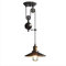Eisen Pendelleuchte Retro Industrie Hängeleuchte Metall Pulley Pendellampe E27 Höhenverstellbarer Hängelampe Loft Schlafzimmer Deckenleuchte Café Wohnzimmer Esszimmer Bar Kronleuchter …